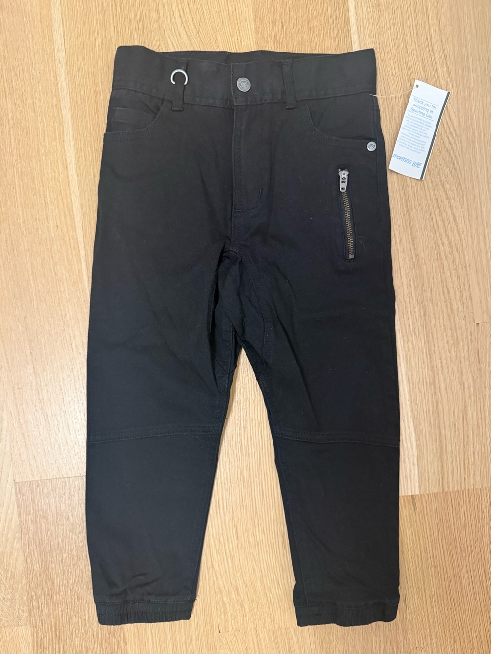 Appaman Boys Black Stretch Zip-Pocket Pants